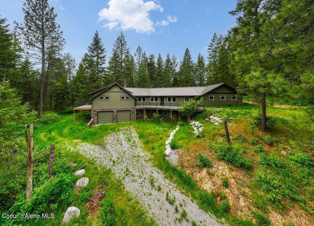 9.54 Acres of Residential Land with Home for Sale in Coeur d'Alene, Idaho