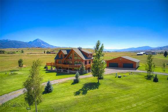 5 Acres of Residential Land with Home for Sale in Livingston, Montana