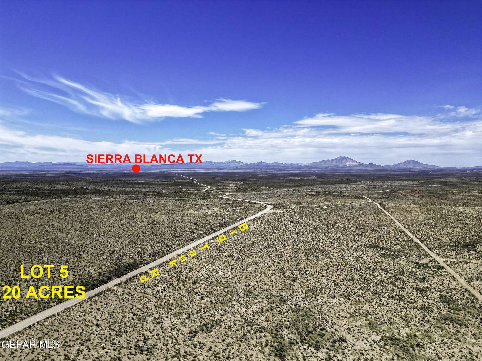 20 Acres of Recreational Land for Sale in Sierra Blanca, Texas