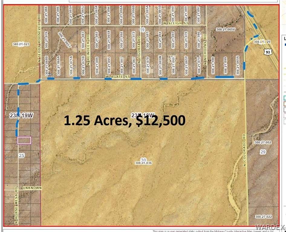 1.3 Acres of Land for Sale in Golden Valley, Arizona