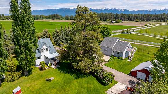5 Acres of Land with Home for Sale in Kalispell, Montana