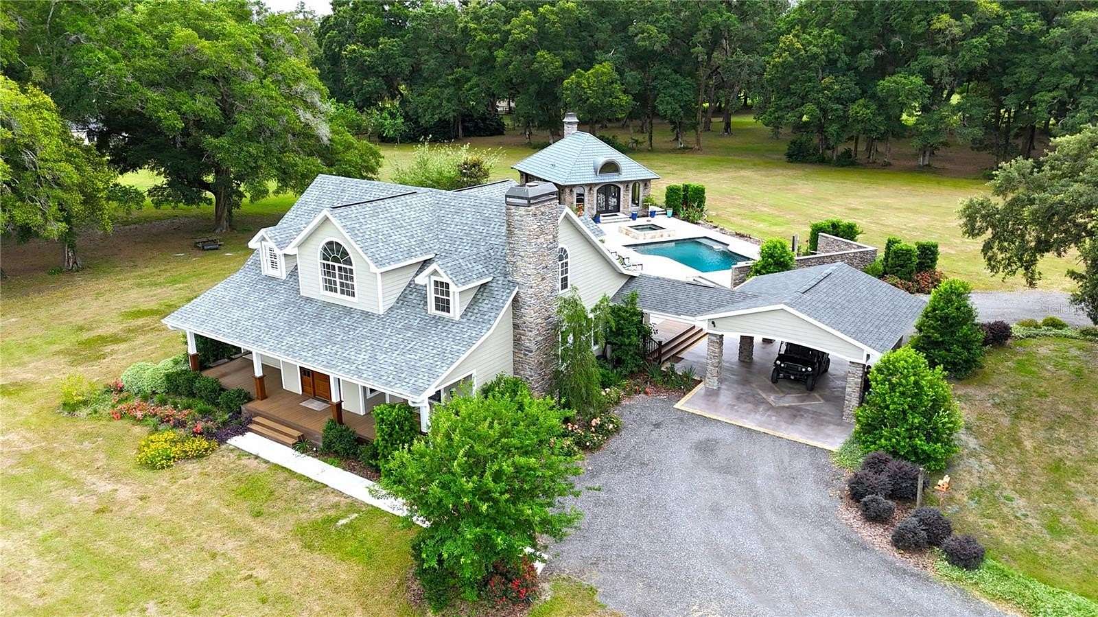 69.8 Acres of Agricultural Land with Home for Sale in Williston, Florida