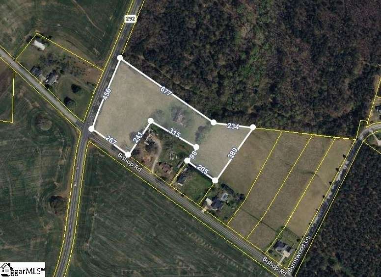 6.6 Acres of Residential Land for Sale in Inman, South Carolina