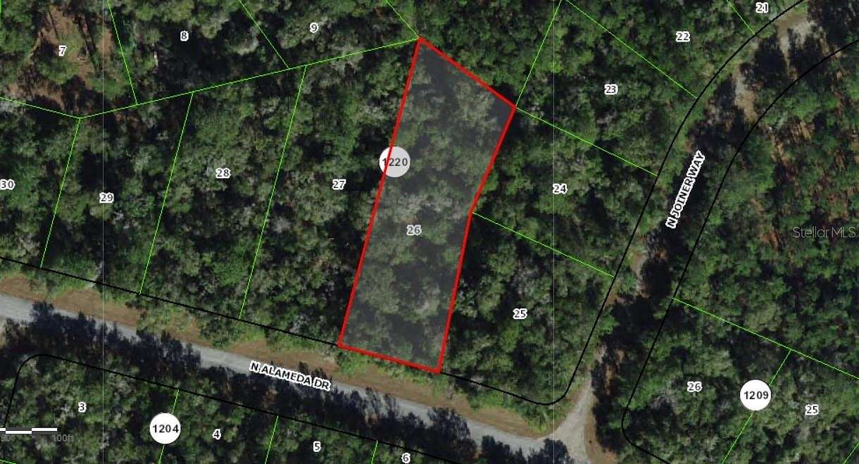 0.65 Acres of Residential Land for Sale in Citrus Springs, Florida