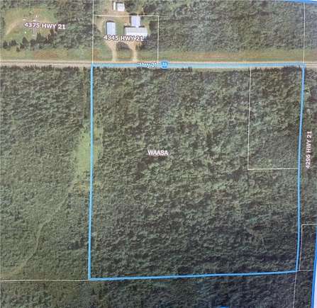 40 Acres of Land for Sale in Waasa Township, Minnesota