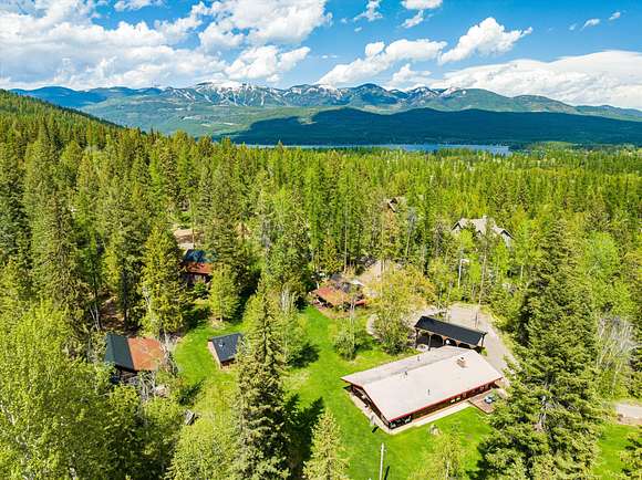 23.4 Acres of Land with Home for Sale in Whitefish, Montana