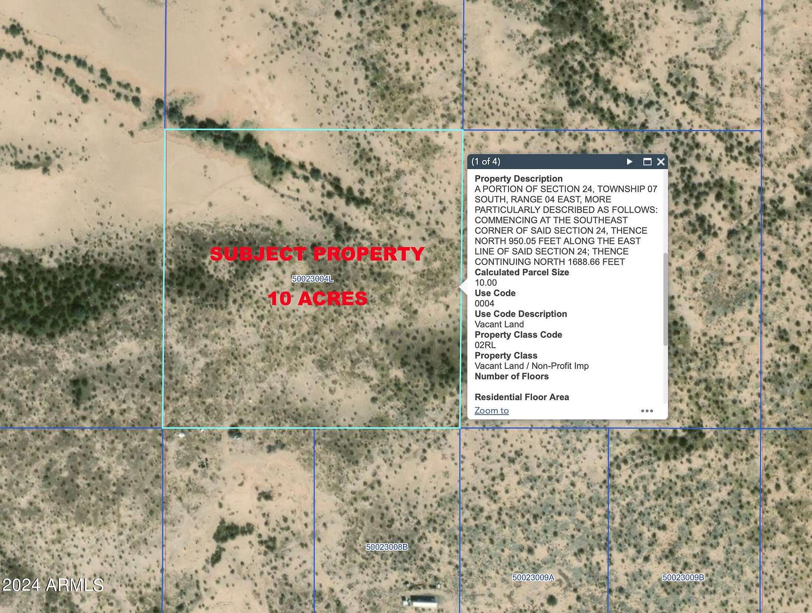 9.98 Acres of Land for Sale in Casa Grande, Arizona