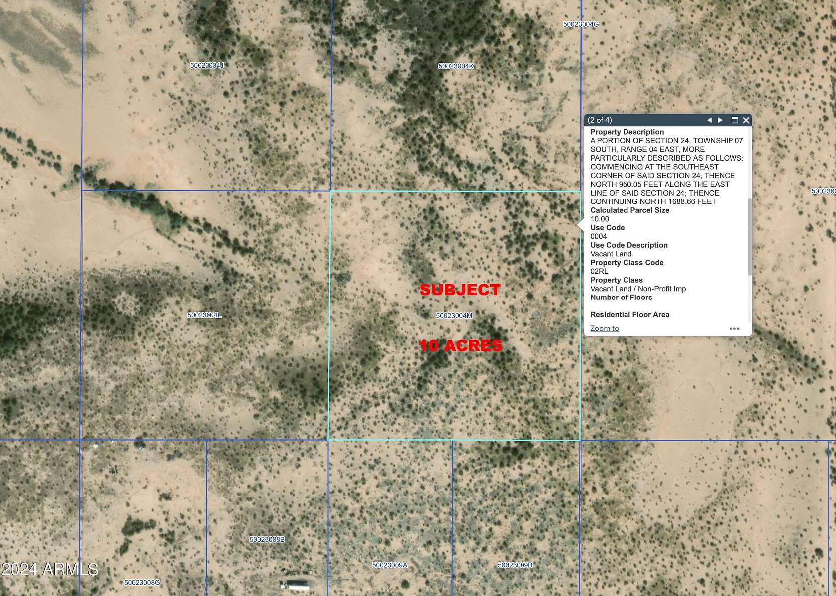 10.03 Acres of Land for Sale in Casa Grande, Arizona