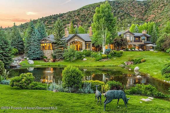 17.8 Acres of Land with Home for Sale in Woody Creek, Colorado