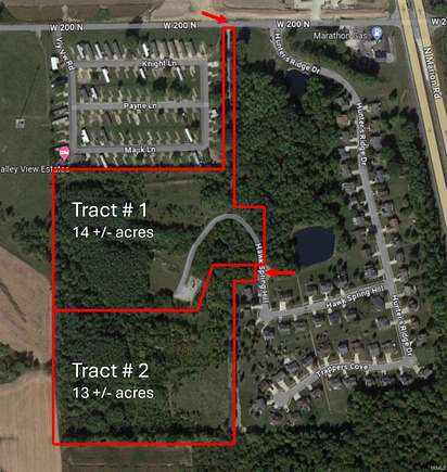 27 Acres of Land for Auction in Huntington, Indiana