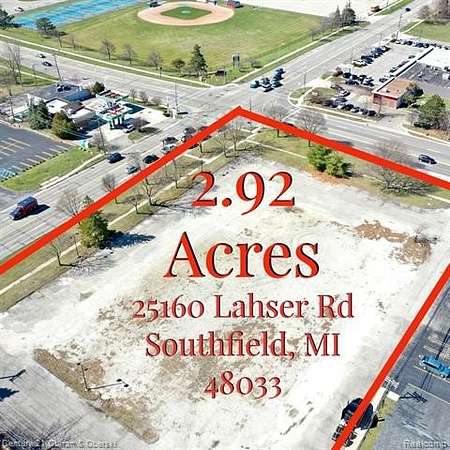 3 Acres of Commercial Land for Sale in Southfield, Michigan