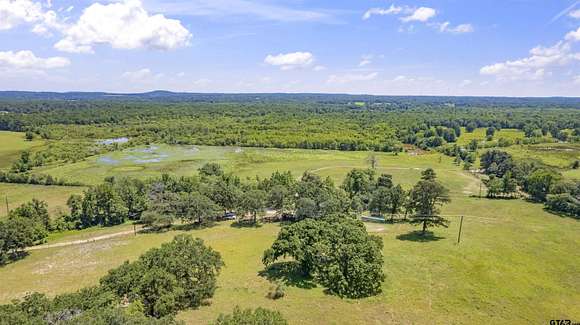 70.2 Acres of Land with Home for Sale in Brownsboro, Texas