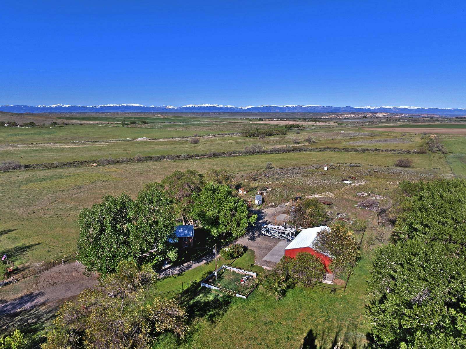 80 Acres of Agricultural Land with Home for Sale in Pavillion, Wyoming