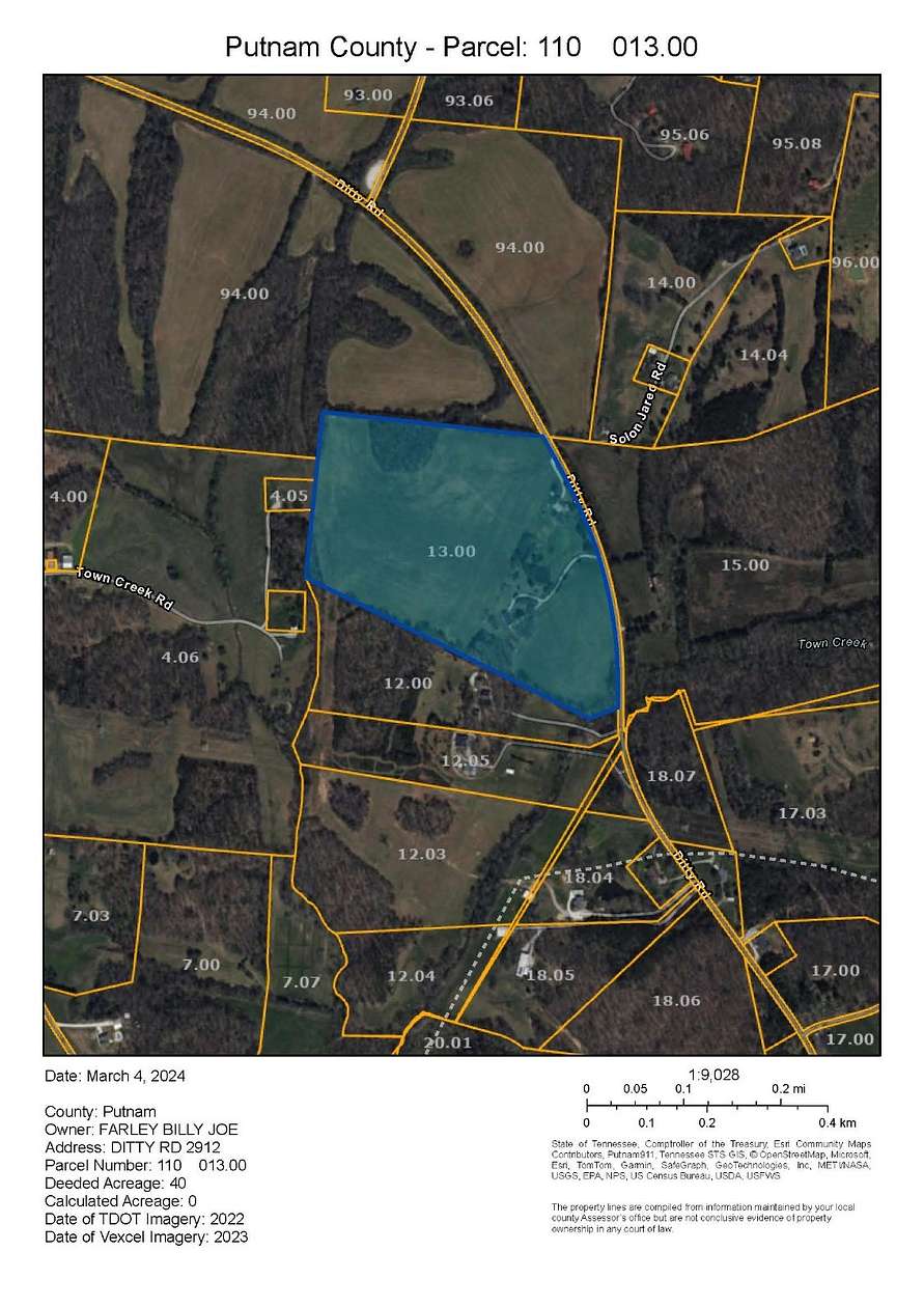 Land for Auction in Cookeville, Tennessee