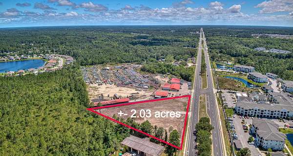 2 Acres of Commercial Land for Sale in St. Augustine, Florida