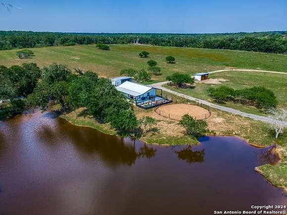 23 Acres of Agricultural Land with Home for Sale in Seguin, Texas
