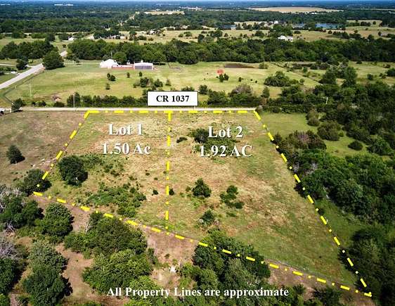 1.5 Acres of Residential Land for Sale in Celeste, Texas