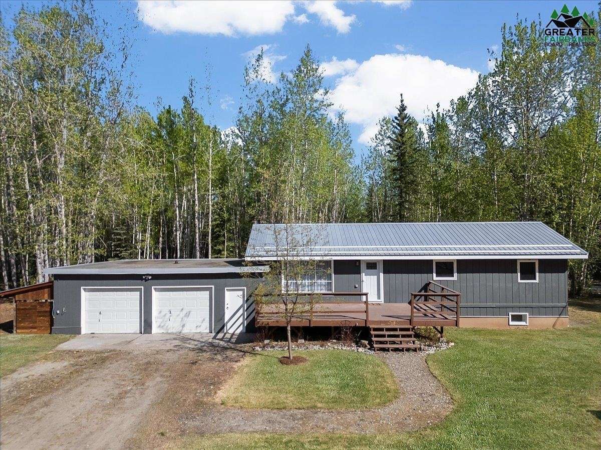 2.4 Acres of Residential Land with Home for Sale in North Pole, Alaska
