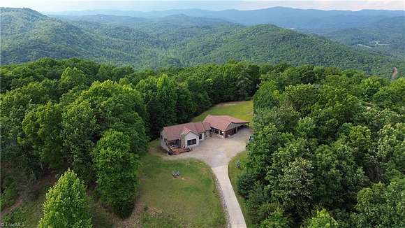 5 Acres of Residential Land with Home for Sale in North Wilkesboro, North Carolina
