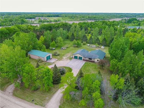 5.9 Acres of Residential Land with Home for Sale in Miltona, Minnesota