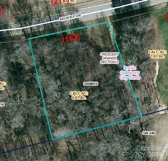 0.81 Acres of Residential Land for Sale in Salisbury, North Carolina
