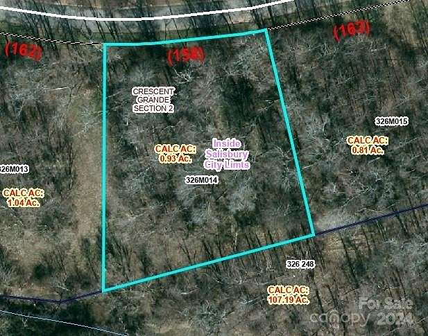 0.93 Acres of Residential Land for Sale in Salisbury, North Carolina
