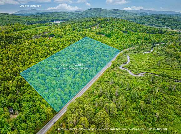 21.4 Acres of Recreational Land for Sale in Croydon, New Hampshire