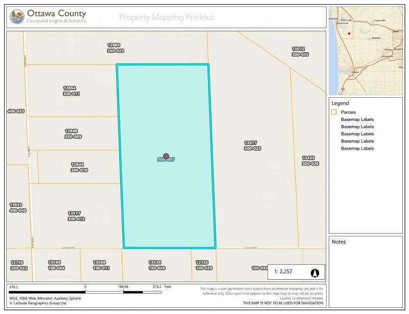 5 Acres of Residential Land for Sale in Grand Haven, Michigan