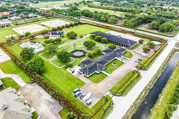 8.9 Acres of Land with Home for Sale in Wellington, Florida