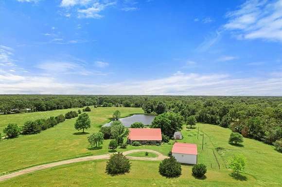 15.19 Acres of Land with Home for Sale in Kemp, Texas