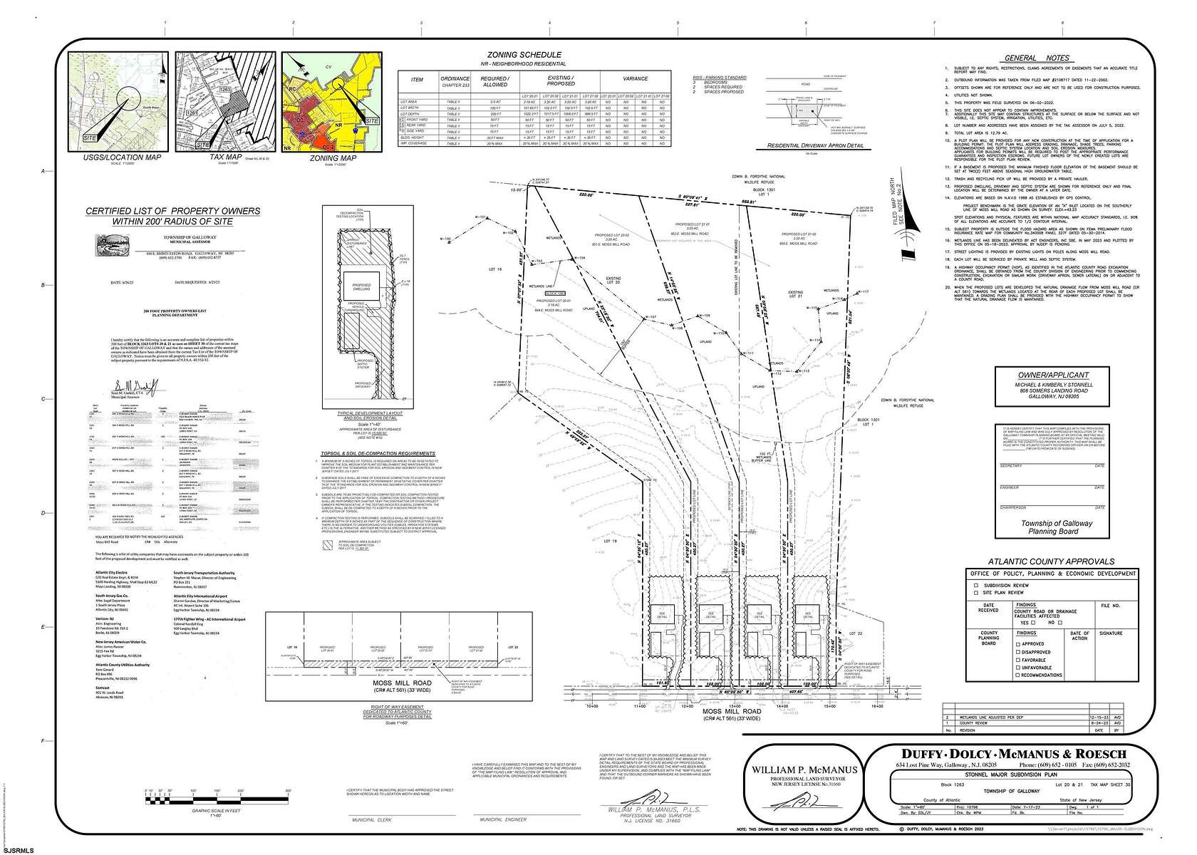 3.19 Acres of Residential Land for Sale in Galloway, New Jersey