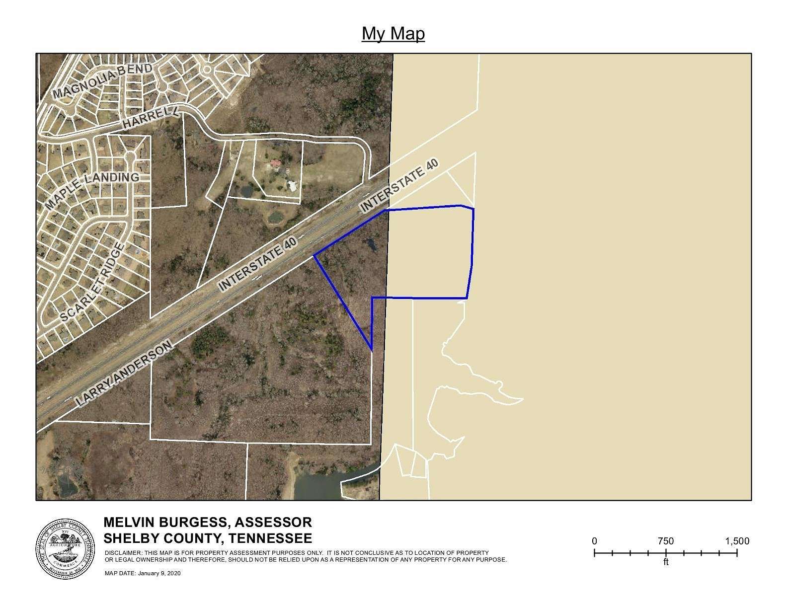 22.2 Acres of Land for Sale in Arlington, Tennessee