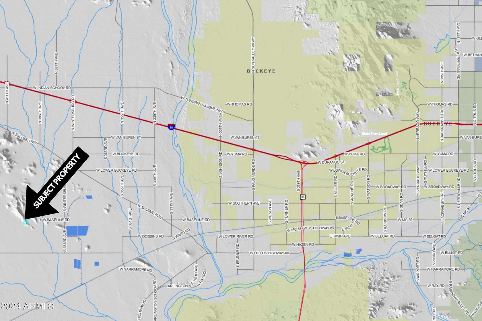 35.78 Acres of Land for Sale in Tonopah, Arizona