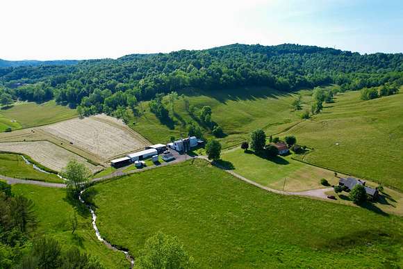 100 Acres of Agricultural Land with Home for Sale in Weston, West Virginia