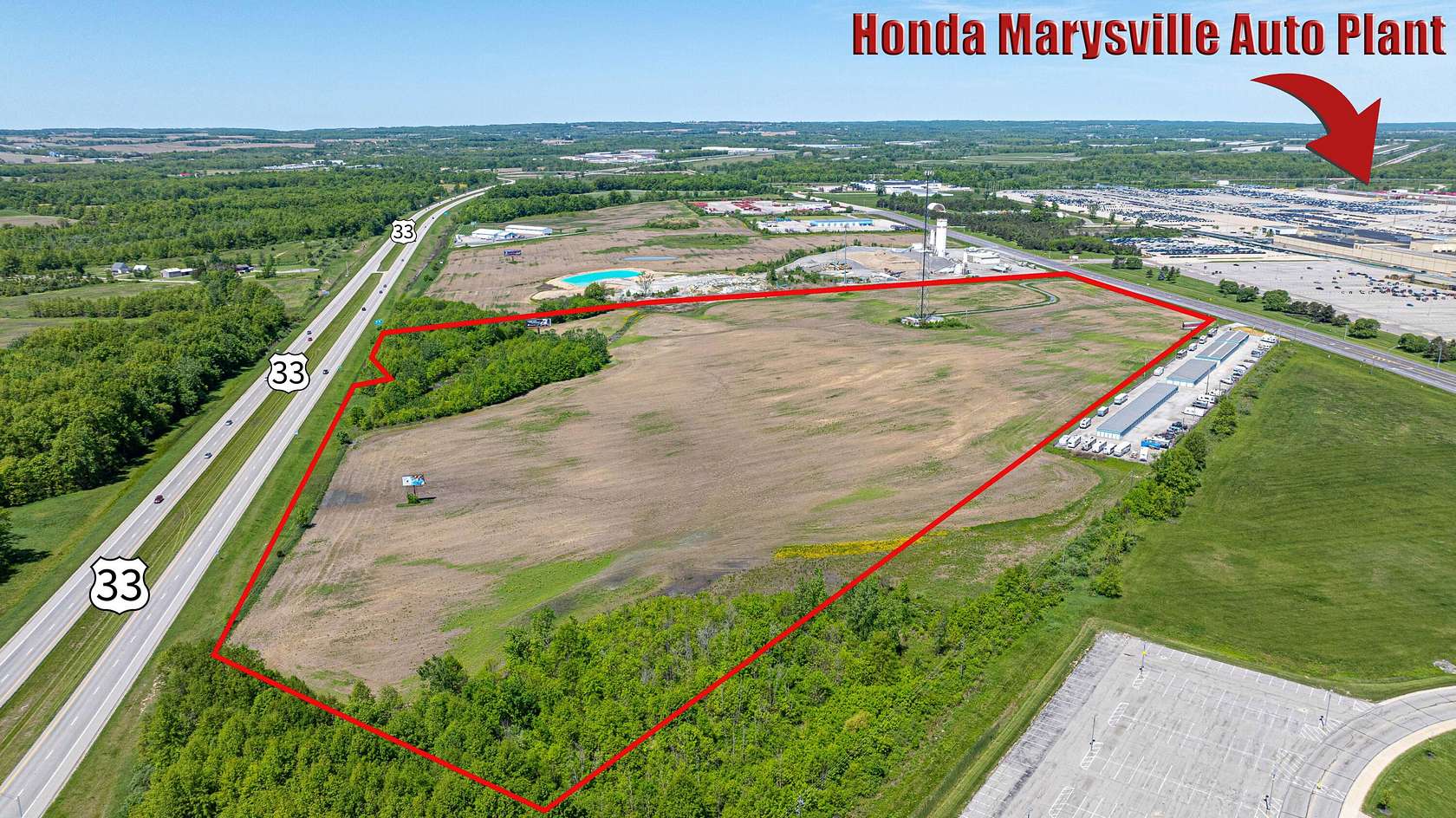 49.43 Acres of Commercial Land for Sale in Marysville, Ohio