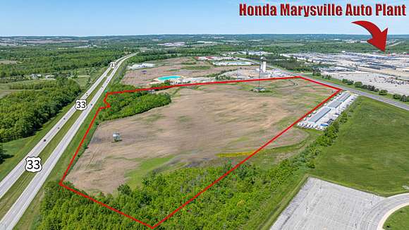 49.4 Acres of Commercial Land for Sale in Marysville, Ohio