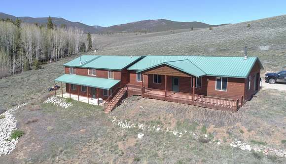 52.6 Acres of Recreational Land with Home for Sale in Poncha Springs, Colorado