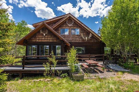 39.19 Acres of Land with Home for Sale in Powderhorn, Colorado