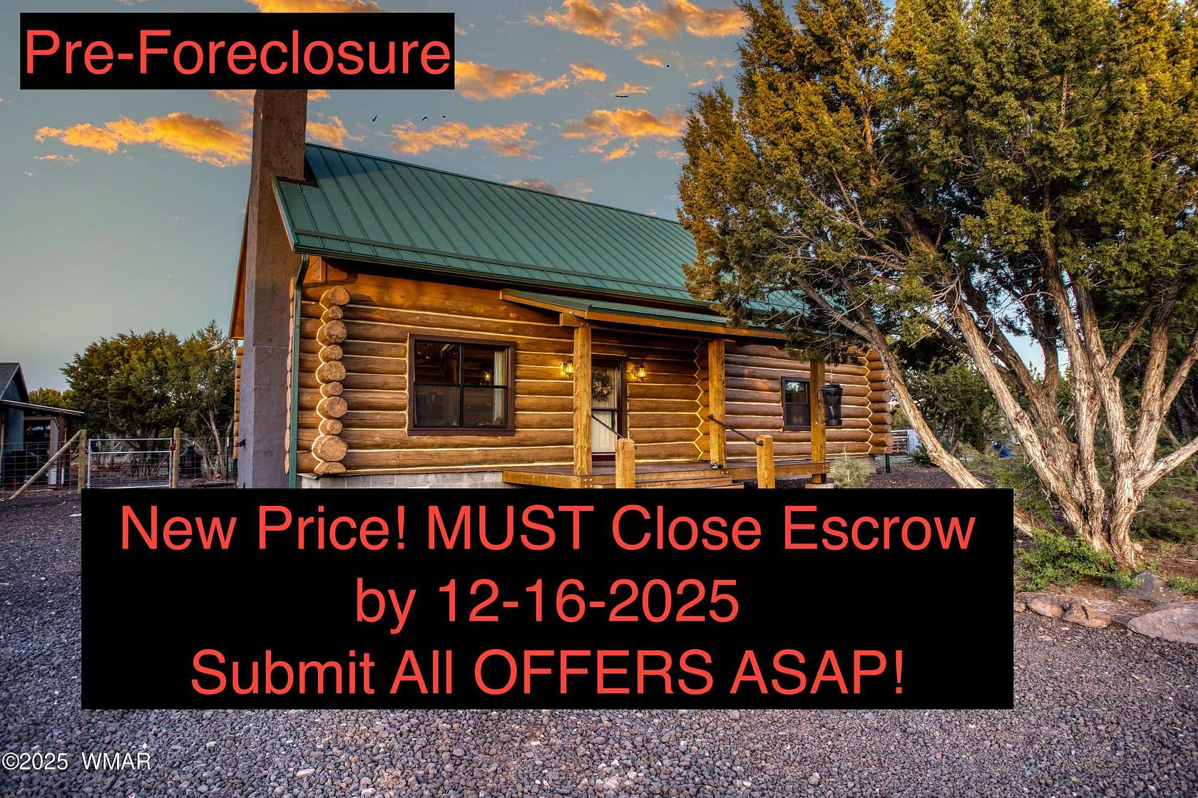 8.62 Acres of Residential Land with Home for Sale in Vernon, Arizona