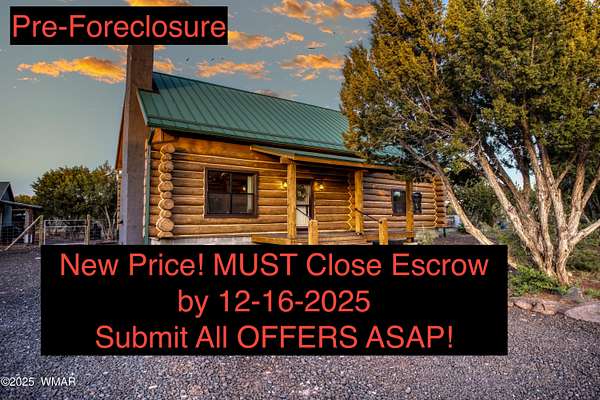 8.62 Acres of Residential Land with Home for Sale in Vernon, Arizona