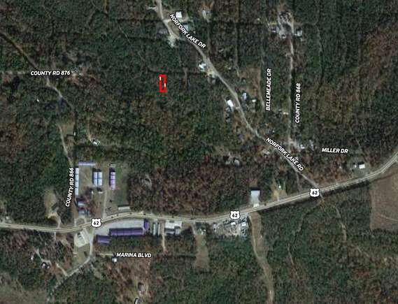 0.13 Acres of Residential Land for Sale in Henderson, Arkansas