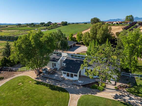 5.1 Acres of Land with Home for Sale in Santa Ynez, California