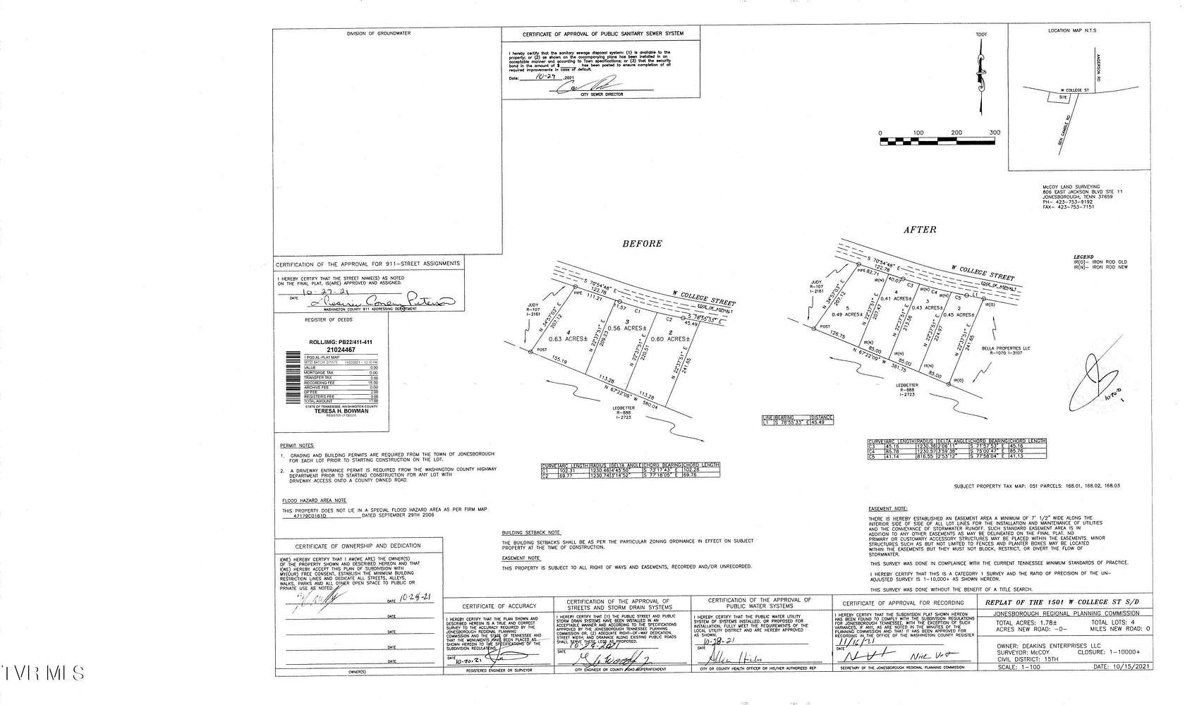 0.49 Acres of Residential Land for Sale in Jonesborough, Tennessee