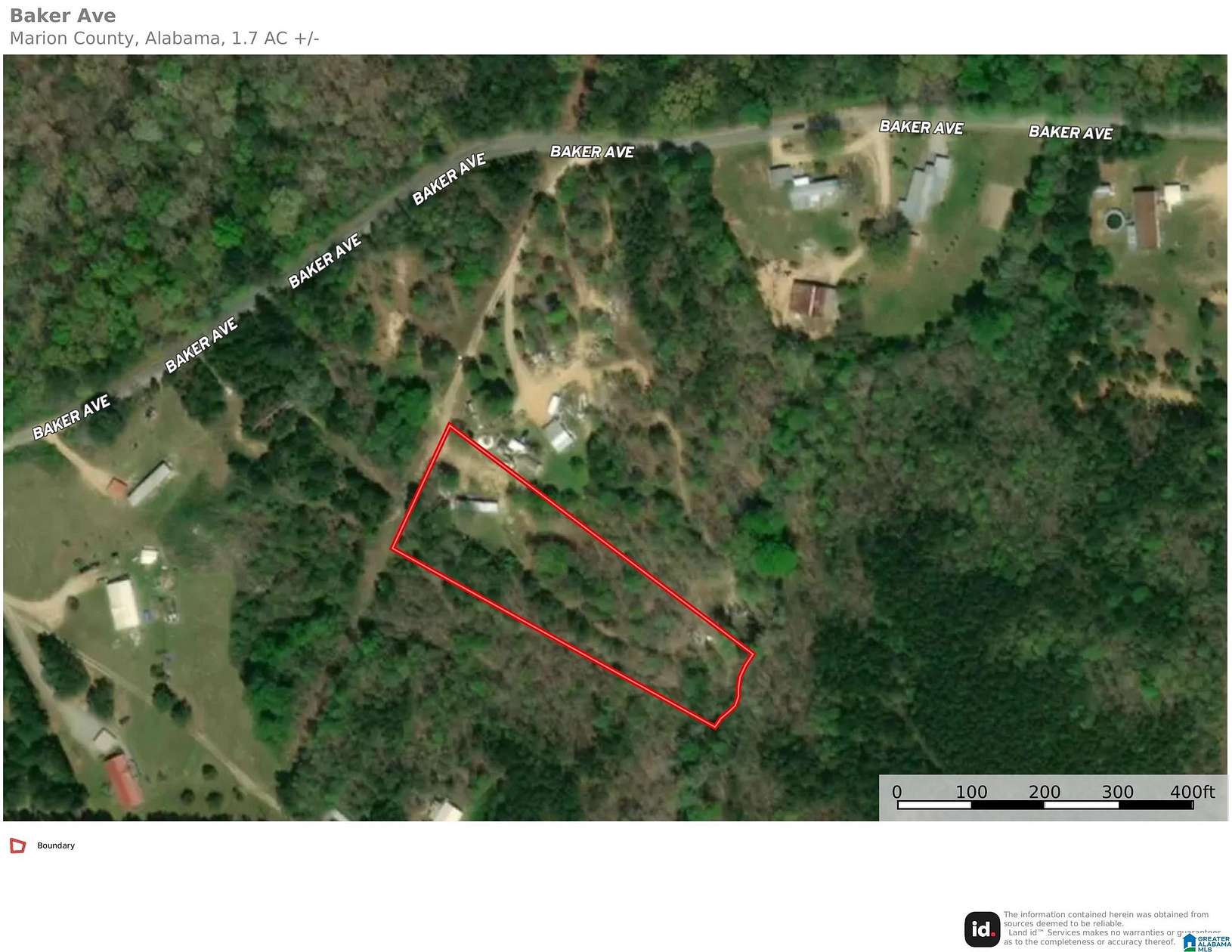 1.7 Acres of Land for Sale in Bear Creek, Alabama