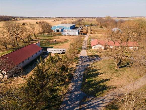 21 Acres of Agricultural Land with Home for Sale in Gentry, Arkansas