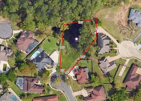 0.6 Acres of Residential Land for Sale in Ocean Springs, Mississippi