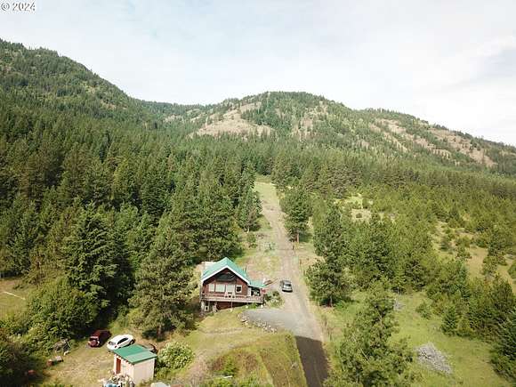 35.2 Acres of Recreational Land with Home for Sale in Wallowa, Oregon