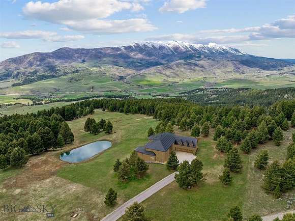 38.6 Acres of Land with Home for Sale in Bozeman, Montana