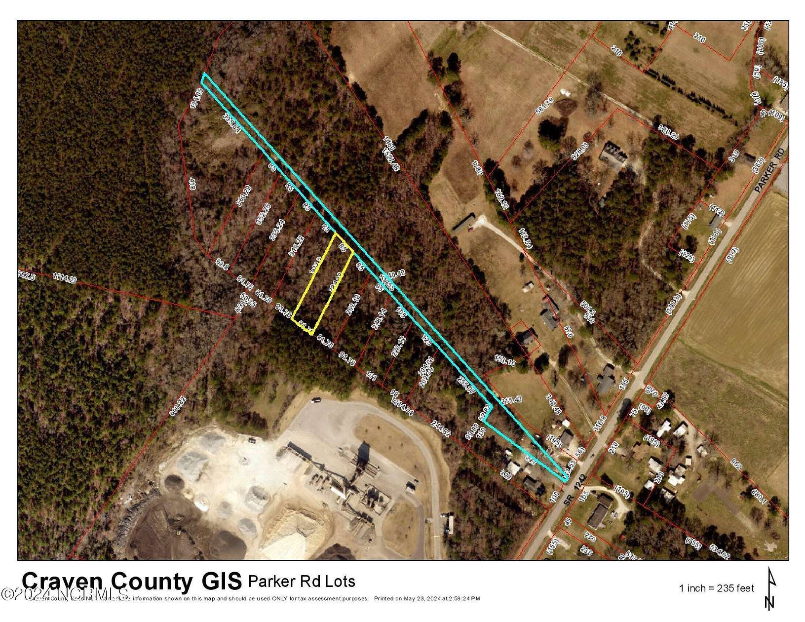 0.55 Acres of Mixed-Use Land for Sale in New Bern, North Carolina