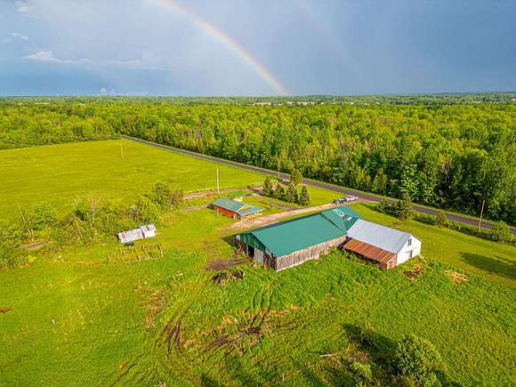 132 Acres of Land with Home for Sale in Malone, New York
